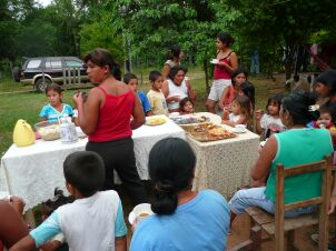Kaffeeklatsch bei Nachbars