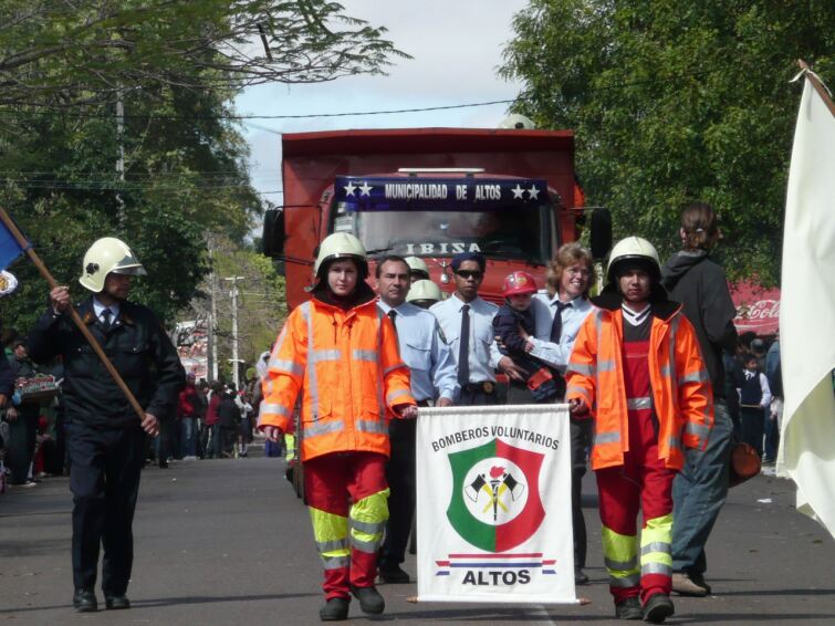 Feuerwehr in Altos Paraguay