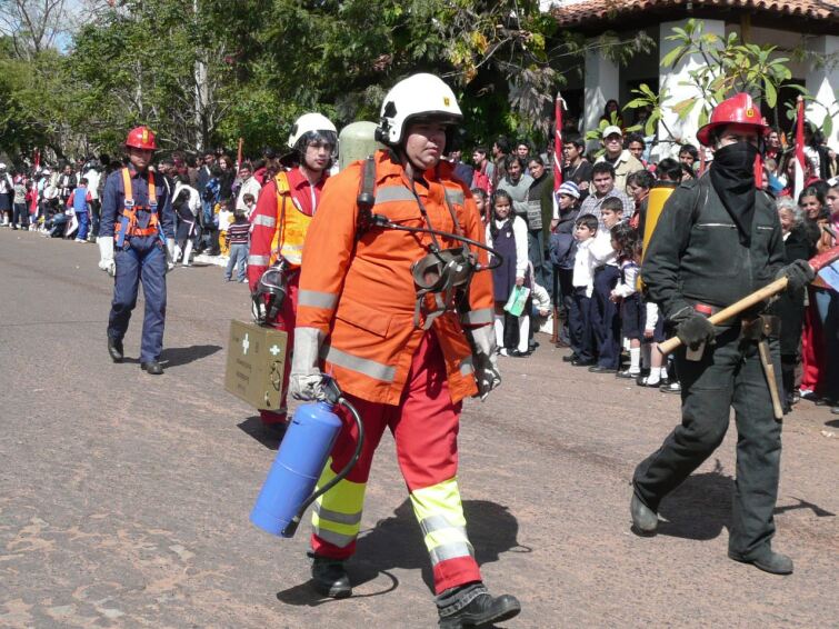 Feuerwehr in Altos Paraguay