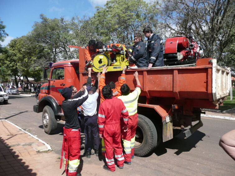 Feuerwehr in Altos Paraguay