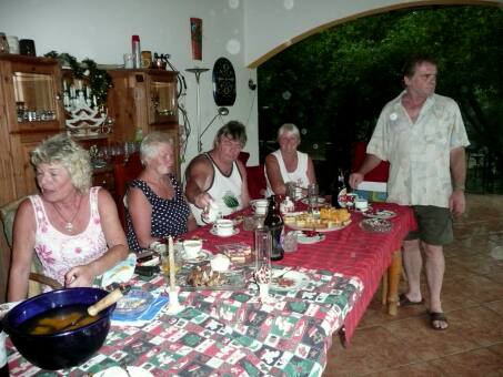 Vorweihnachtsfeier mit Freunden