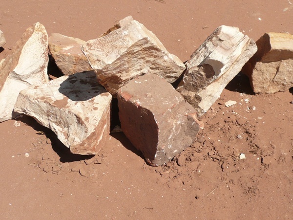 Strassenbau in Altos Paraguay