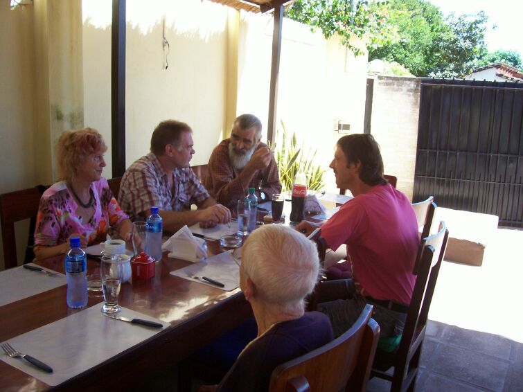 Geburtstag Rudi, gefeiert bei Rene in Caacupe