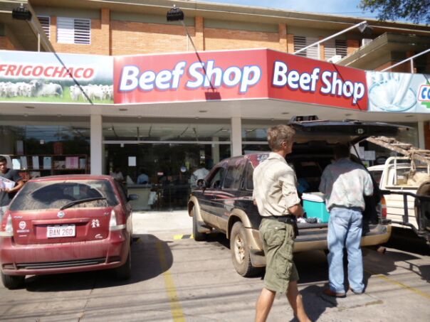 Einkaufen in San Lorenzo und Pancho