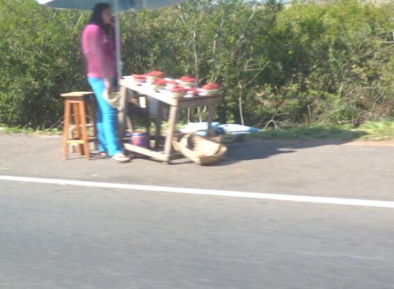 Die freundlichen Erbeerhändler