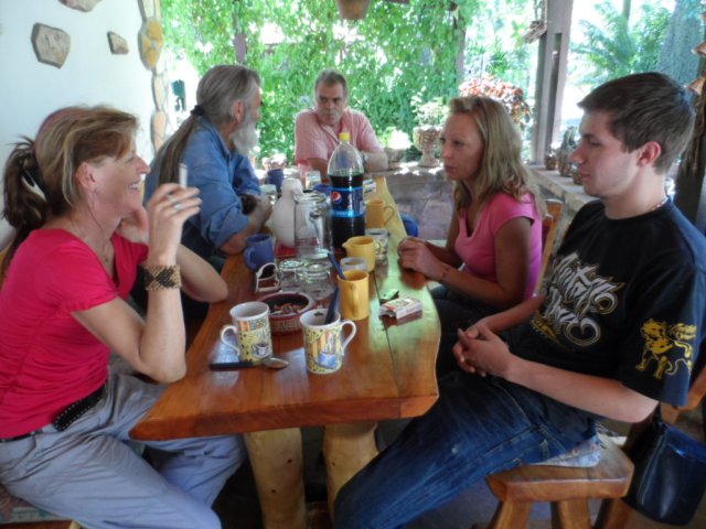 Zu Besuch bei Freunden