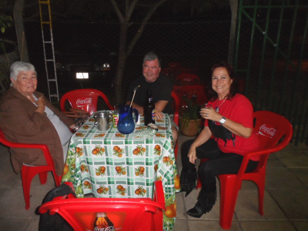 Erbsensuppe und Kuchen