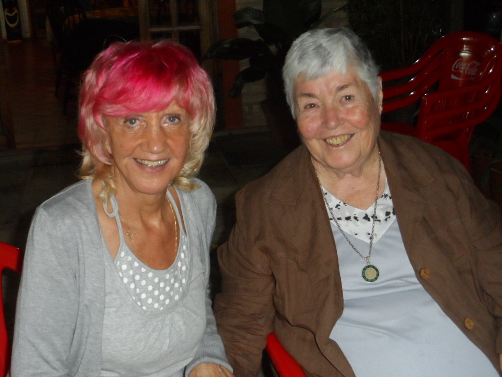 Erbsensuppe und Kuchen