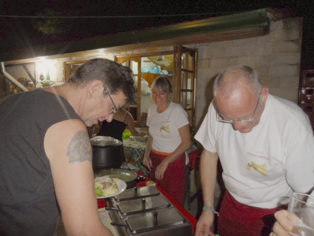 Es war wieder ein voller Erfolg, das Nudelessen