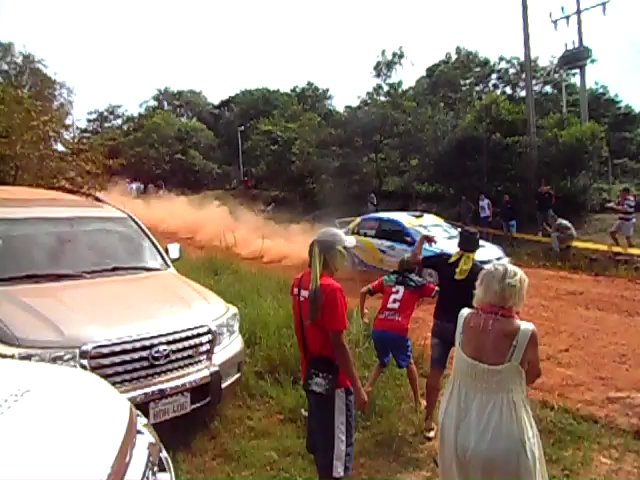 Autorallye vor unserer Tür