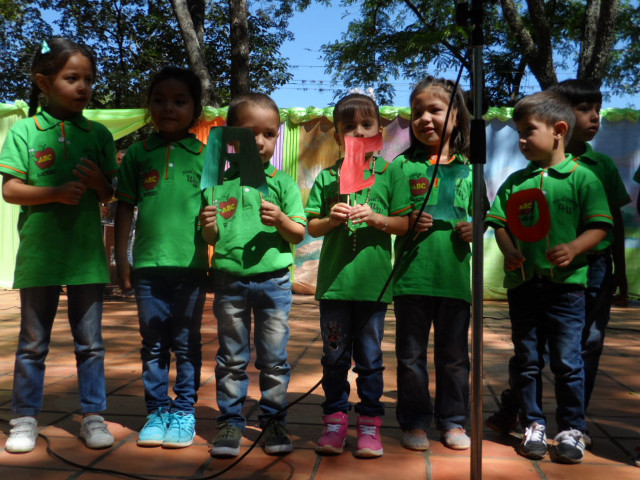 Abschlußfeier für die Vorschulkinder in Altos