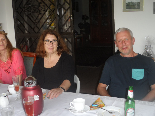 Geburtstage von Erich am Nachmittag und von Raymonde am Abend