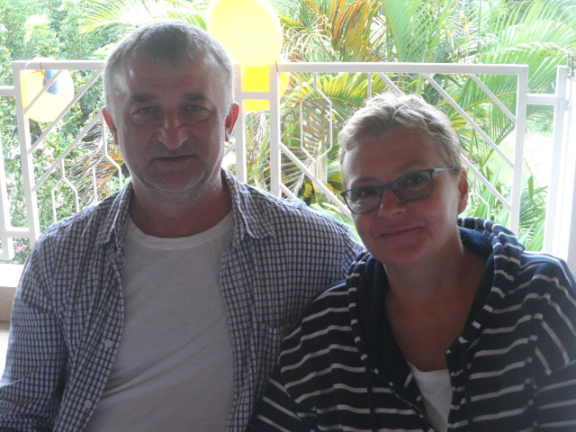 Geburtstage von Erich am Nachmittag und von Raymonde am Abend