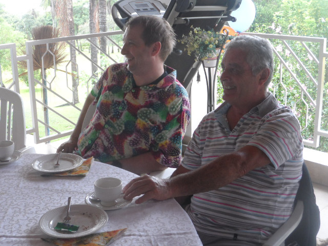 Geburtstage von Erich am Nachmittag und von Raymonde am Abend