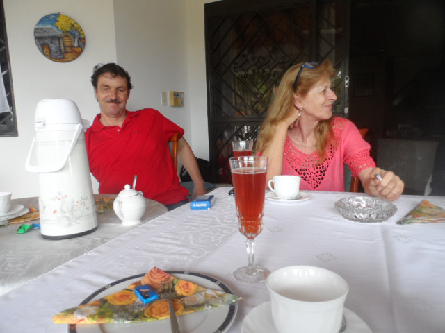 Geburtstage von Erich am Nachmittag und von Raymonde am Abend