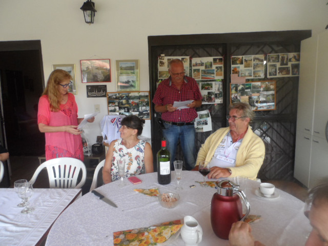 Geburtstage von Erich am Nachmittag und von Raymonde am Abend