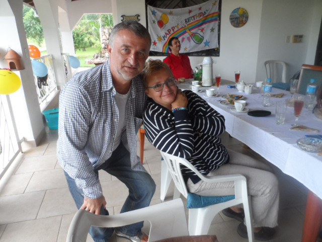 Geburtstage von Erich am Nachmittag und von Raymonde am Abend