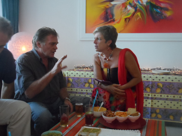 Geburtstage von Erich am Nachmittag und von Raymonde am Abend