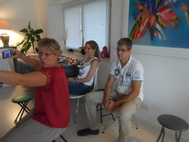 Geburtstage von Erich am Nachmittag und von Raymonde am Abend