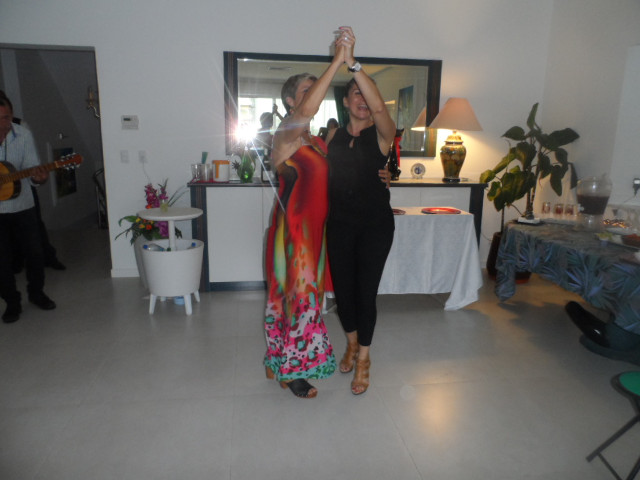 Geburtstage von Erich am Nachmittag und von Raymonde am Abend