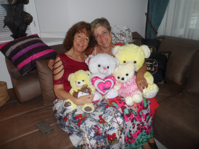 Geburtstage von Erich am Nachmittag und von Raymonde am Abend