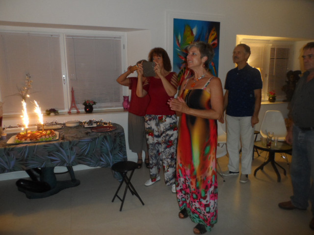 Geburtstage von Erich am Nachmittag und von Raymonde am Abend