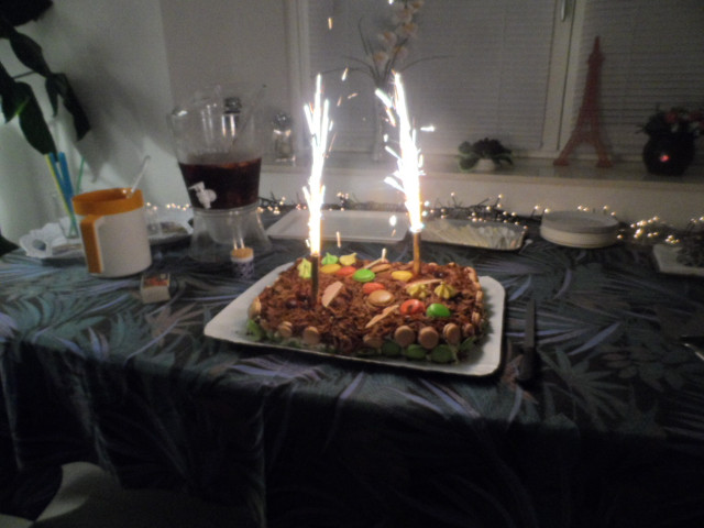 Geburtstage von Erich am Nachmittag und von Raymonde am Abend