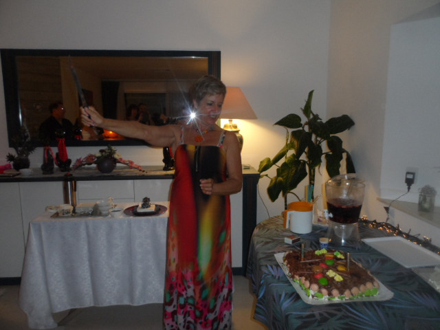 Geburtstage von Erich am Nachmittag und von Raymonde am Abend