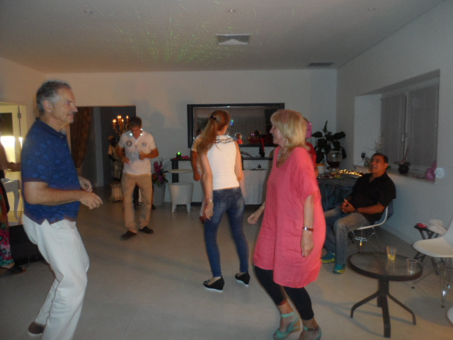 Geburtstage von Erich am Nachmittag und von Raymonde am Abend