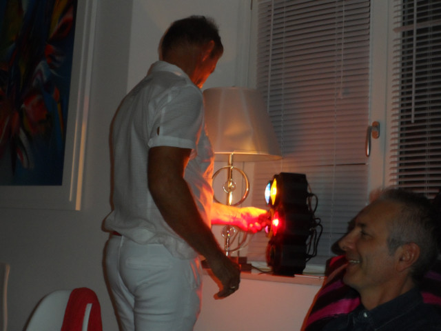 Geburtstage von Erich am Nachmittag und von Raymonde am Abend