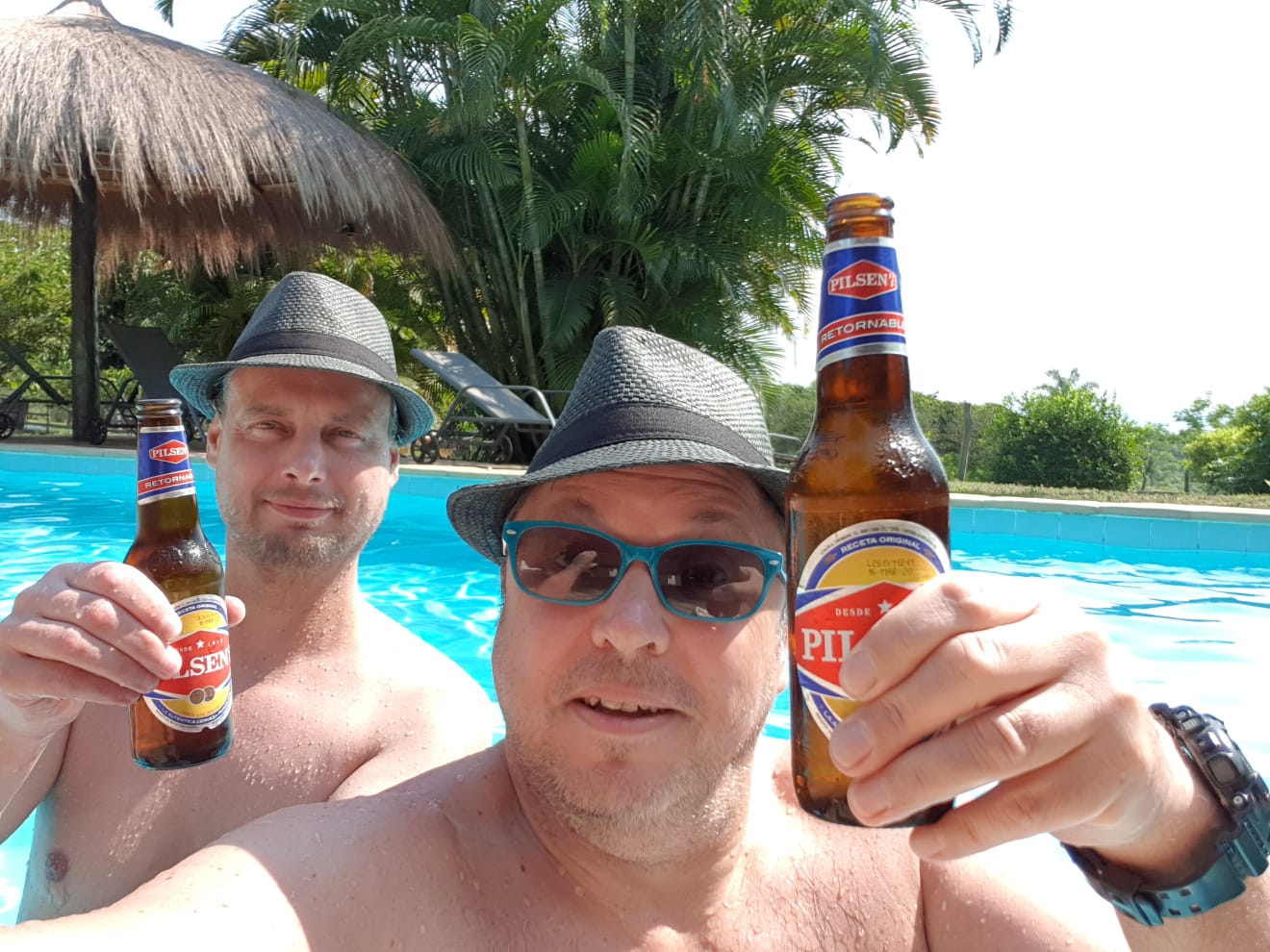 Besuch aus Deutschland, viel sehr warm